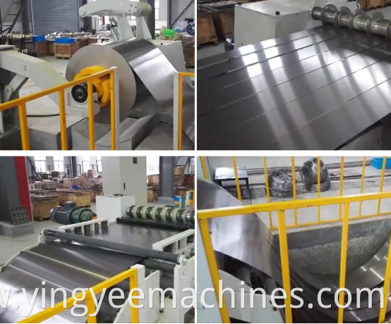 Steel Coil Slitting Line Metal Processing Machinery slit the coil from coil to pieces